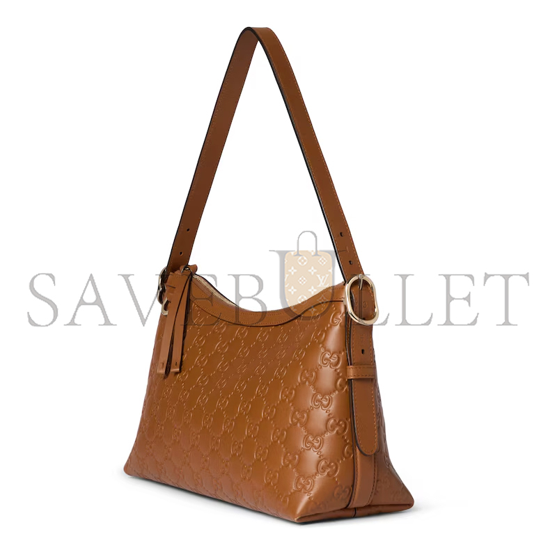 GUCCI GG EMBLEM MEDIUM SHOULDER BAG 847449 (30*19*11cm)
